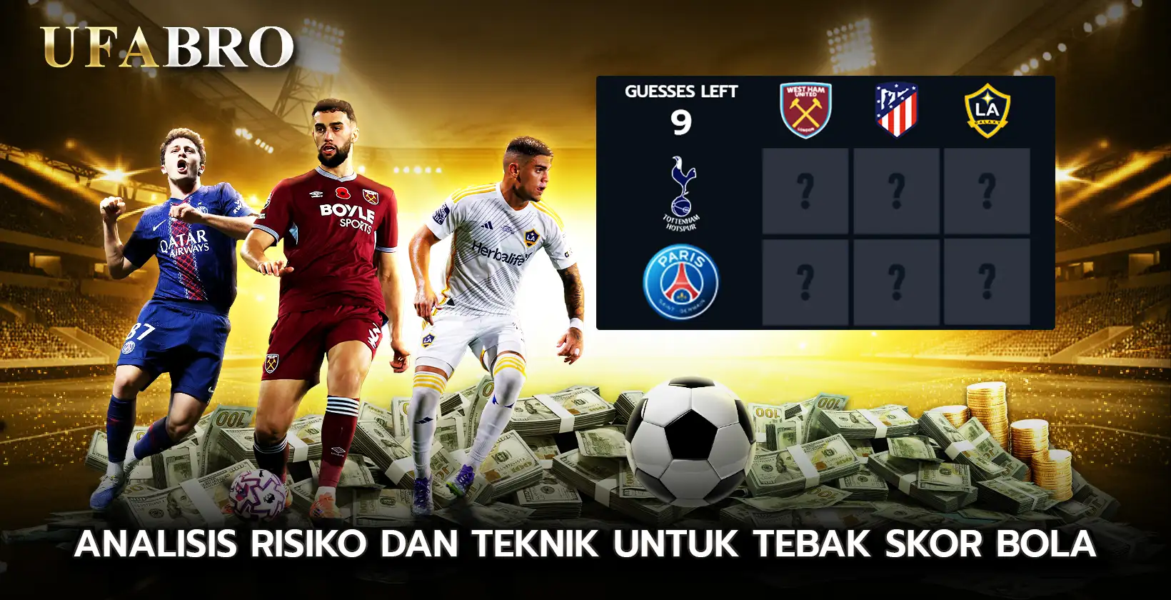 Analisis Risiko dan Teknik untuk tebak skor bola
