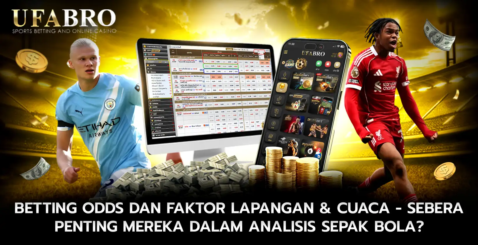 Betting odds dan Faktor Lapangan & Cuaca - Seberapa Penting Mereka dalam Analisis Sepak Bola