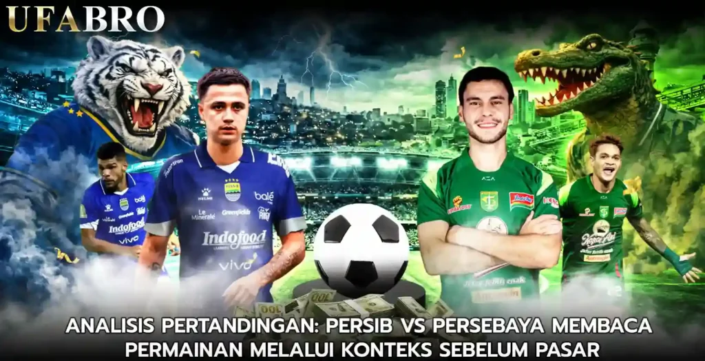 Analisis Pertandingan Persib vs Persebaya Membaca Permainan Melalui Konteks Sebelum Pasar